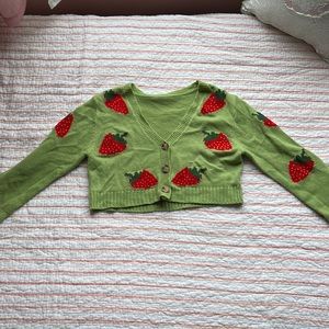Shein strawberry sweater (small)